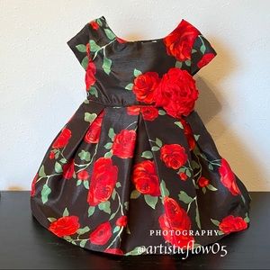 Be My Valentine Sweet Heart Rose Dress 2 piece